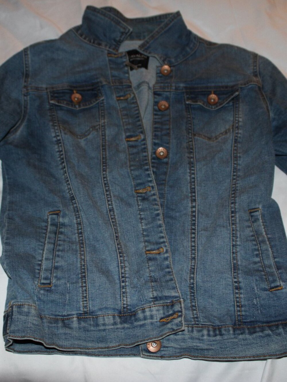 Cavalini Denim Collection Jacket Size Medium